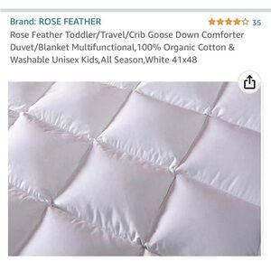 White Goose Down Comforter (Kids)